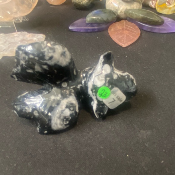 Snowflake obsidian fish - Picture 4 of 4
